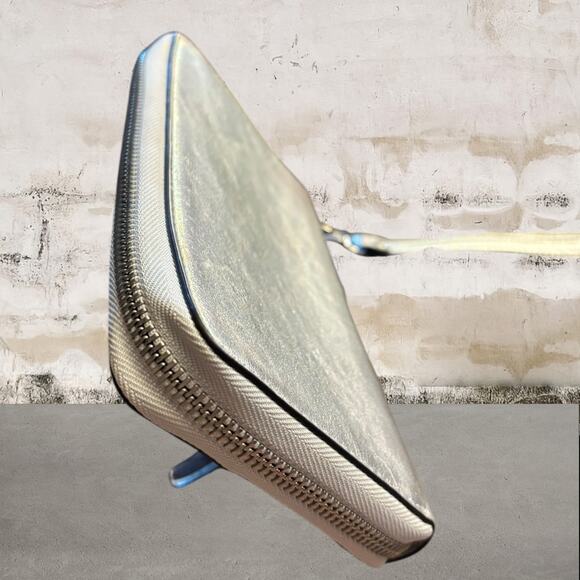 Michael Kors Iridescent Leather Zip Wristlet Wallet - Picture 3 of 7